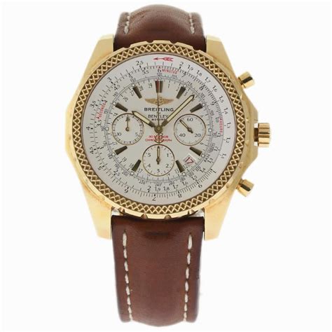 used breitling bentley gold watches